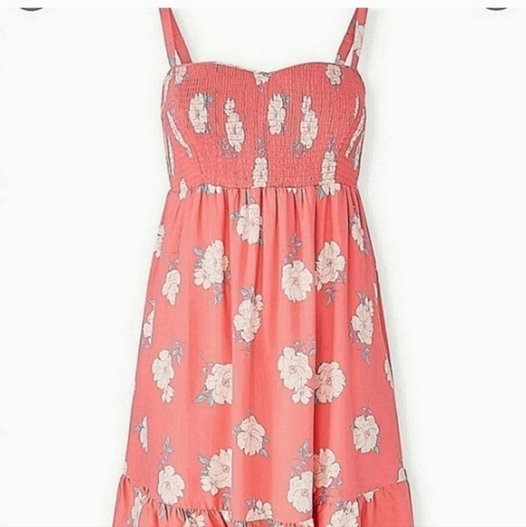 Torrid 3 Mini Challis Smocked Skater Dress - Picture 3 of 5